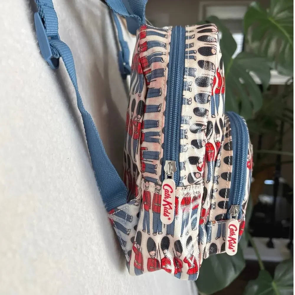 Cath Kidston Mini Vinyl Backpack London Royal Guard Soldiers Retro NWT